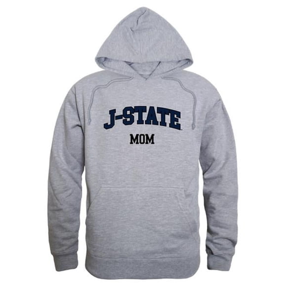 W Republic 565-317-HGY-05 Jackson State University Womens Mom Hoodie, Heather Gray - 2XL