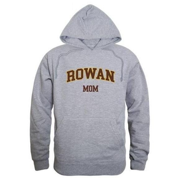 W Republic 565-371-HGY-04 Women Rowan University Mom Hoodie, Heather Grey - Extra Large