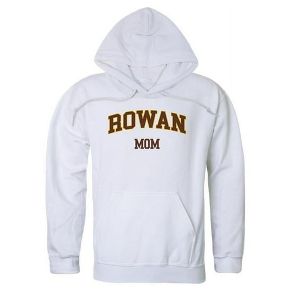 W Republic 565-371-WHT-02 Women Rowan University Mom Hoodie, White - Medium