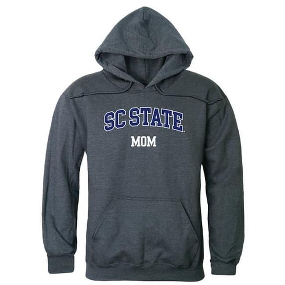 W Republic 565-384-HCH-02 Women South Carolina State University Bulldogs Mom Hoodie, Heather Charcoal - Medium
