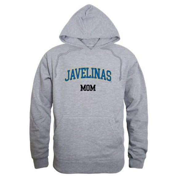 W Republic 565-392-HGY-03 Women Texas A&M Kingsville Javelinas Mom Hoodie, Heather Grey - Large