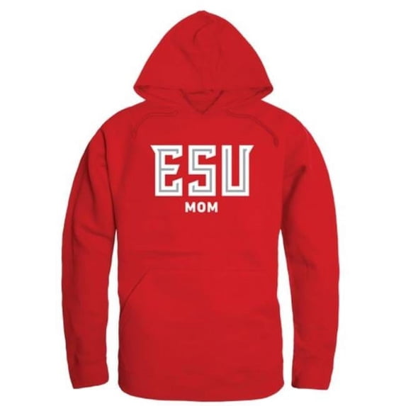 W Republic 565-515-RED-03 East Stroudsburg University Warriors Mom Hoodie, Red - Large