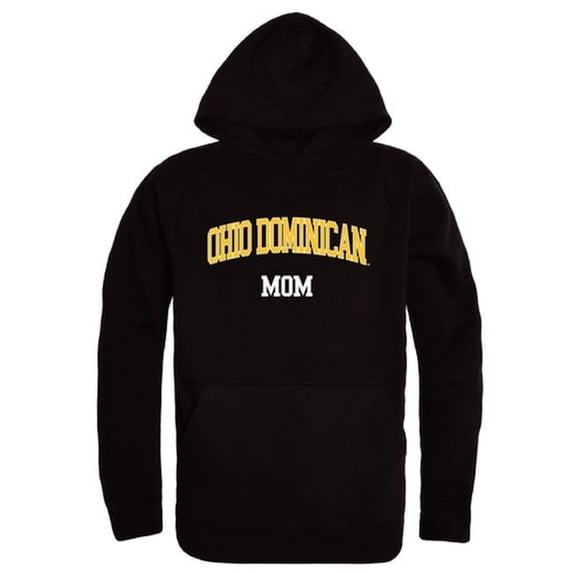 W Republic 565-563-BLK-03 Ohio Dominican University Panthers Mom Hoodie, Black - Large