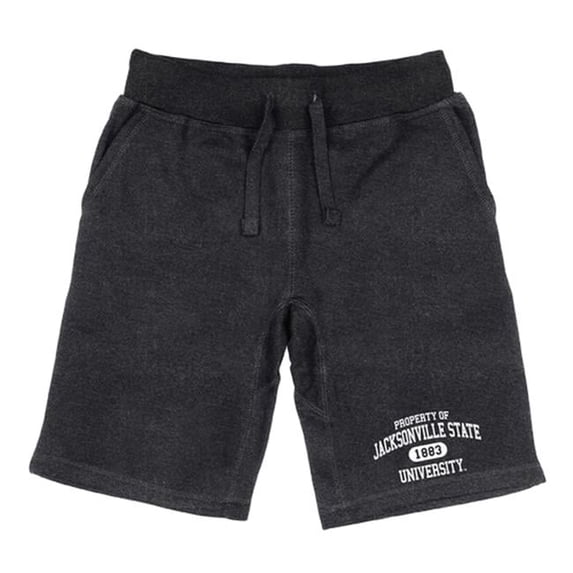 W Republic 566-126-HCH-03 Men Jacksonville State Gamecocks Property Shorts, Heather Charcoal - Large