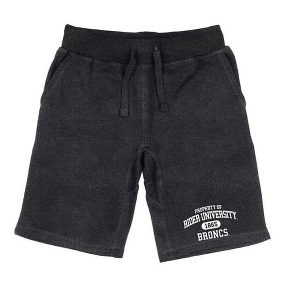 W Republic 566-368-HCH-04 Men Rider University Broncos Property Shorts, Heather Charcoal - Extra Large