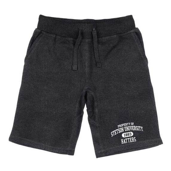 W Republic 566-387-HCH-05 Men Stetson University Hatters Property Shorts, Heather Charcoal - 2XL
