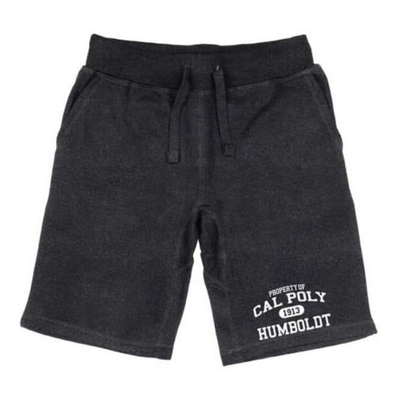 W Republic 566-447-HC2-05 Humboldt State University Lumberjacks Property Shorts, Heather Charcoal - 2XL
