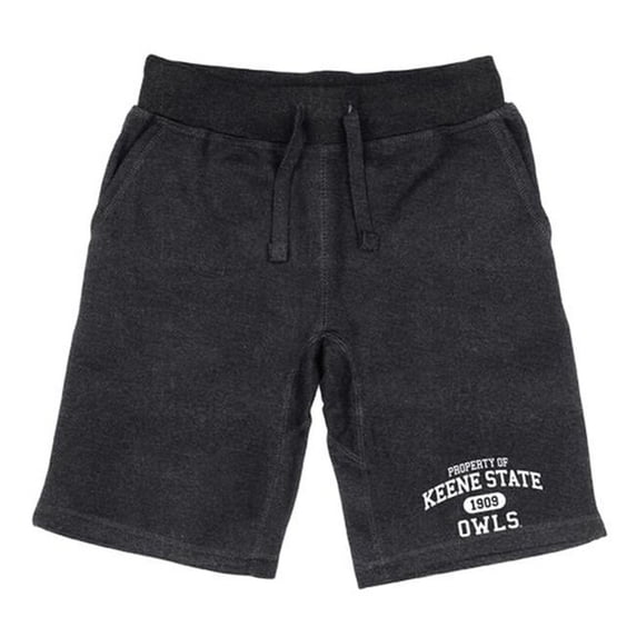 W Republic 566-453-HCH-04 Men Keene State College Property Shorts, Heather Charcoal - Extra Large