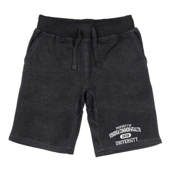 W Republic Virginia Commonwealth University Rams Property Shorts, Heather Charcoal - Medium