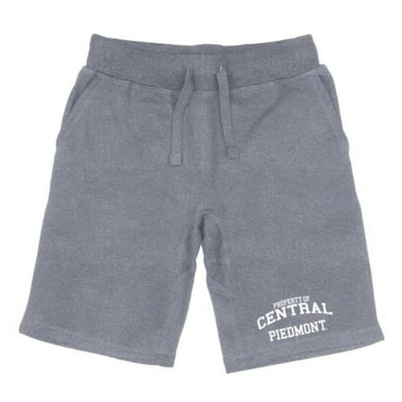 W Republic 566-628-HGY-03 Central Piedmont Community College Property Shorts, Heather Grey - Large
