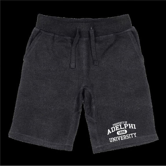 W Republic 566-733-HCH-01 Adelphi University Panthers Property Shorts, Heather Charcoal - Small