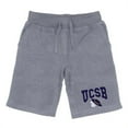 thumbnail image 1 of W Republic 567-112-HGY-05 University of California, Santa Barbara Mens Premium Shorts - Heather Gray, 2XL, 1 of 2