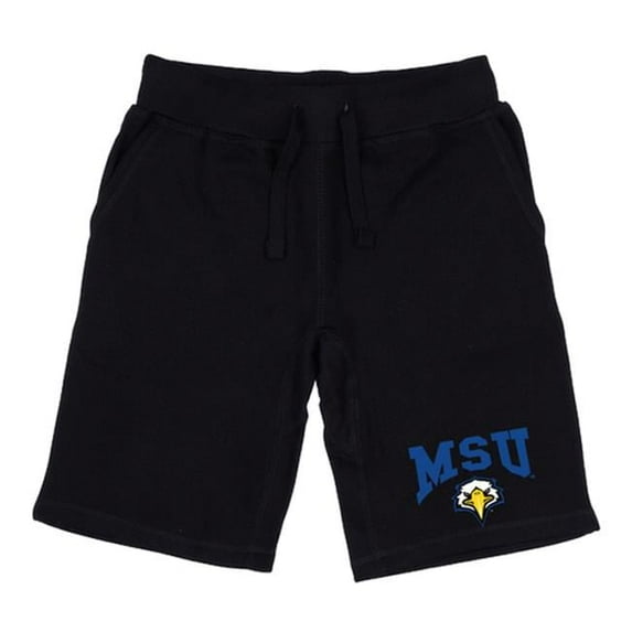 W Republic 567-134-BLK-04 Morehead State University Mens Premium Shorts, Black - Extra Large