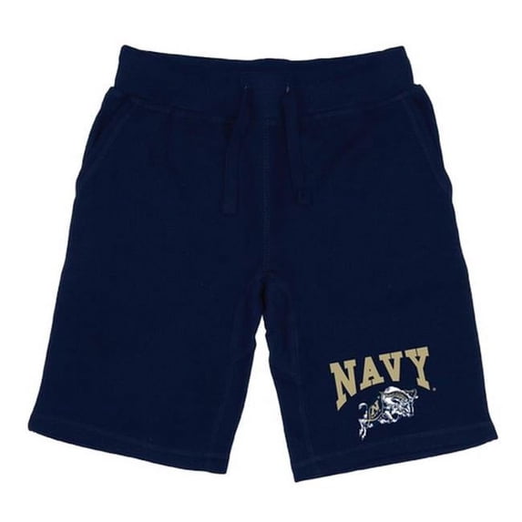 W Republic 567-136-NVY-05 United States Naval Academy Mens Premium Shorts, Navy - 2XL