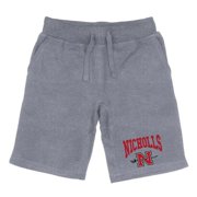 FINALFAN W Republic 567-138-HGY-01 Nicholls State University Mens Premium Shorts, Heather Gray - Small