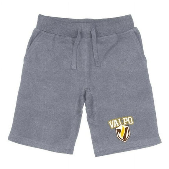 W Republic 567-154-HGY-02 Men Valparaiso Crusaders Premium Shorts, Heather Grey - Medium