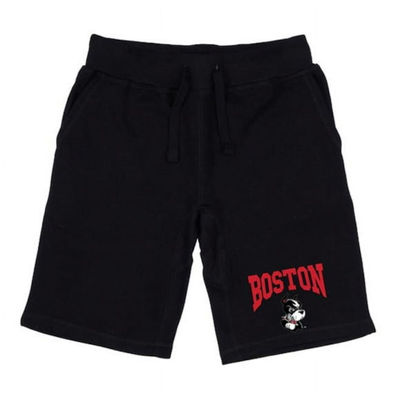 W Republic 567-212-BLK-05 Men Boston College Eagles Premium Shorts, Black - 2XL
