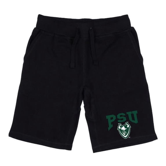 W Republic 567-229-BLK-03 Men Portland State Vikings Premium Shorts, Black - Large