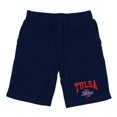 thumbnail image 1 of W Republic 567-249-NVY-02 Men Tulsa Golden Hurricane Premium Shorts, Navy - Medium, 1 of 2
