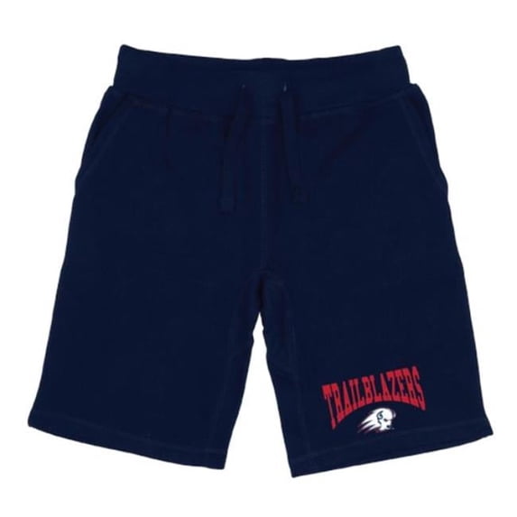 W Republic 567-291-NV2-03 Utah Tech University Trailblazers Premium Shorts, Navy - Large