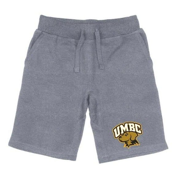 W Republic 567-336-HGY-05 Men Maryland Baltimore Retrievers Premium Shorts, Heather Grey - 2XL