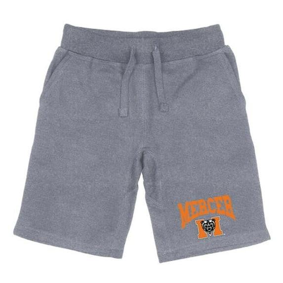 W Republic 567-340-HGY-05 Men Mercer Bears Premium Shorts, Heather Grey - 2XL