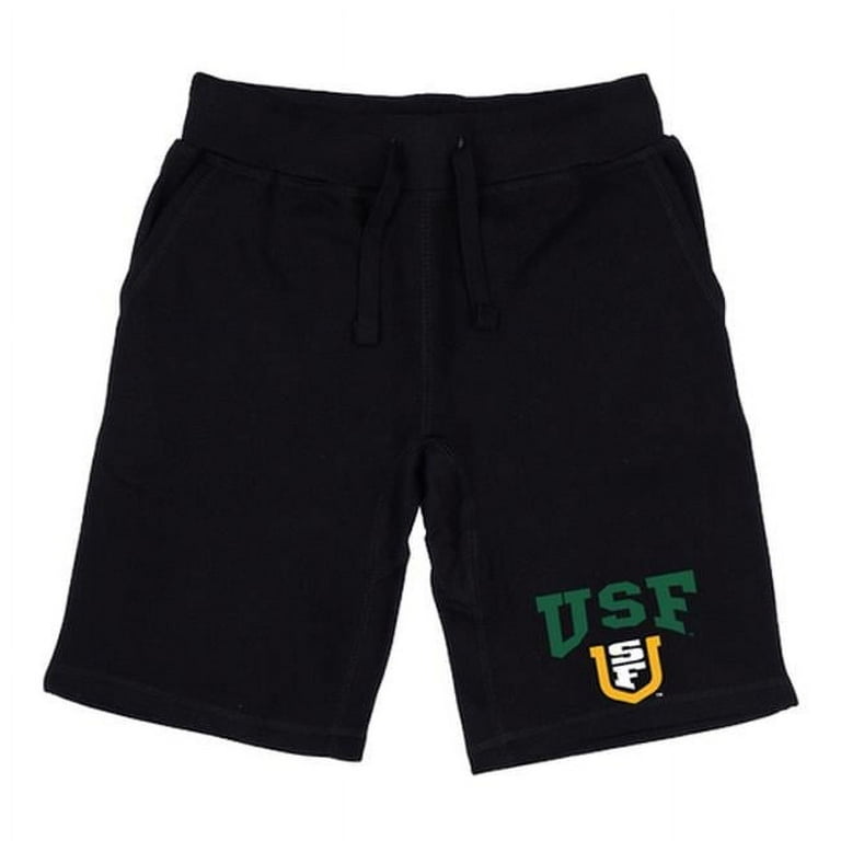 W Republic 567-377-BLK-02 Men San Francisco Dons Premium Shorts