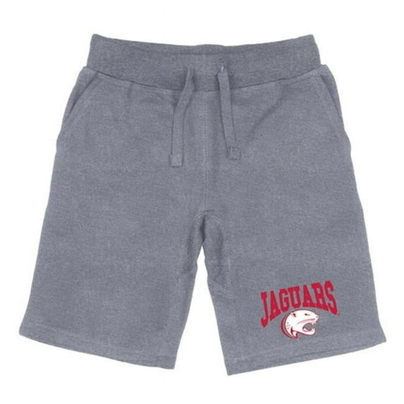 W Republic 567-382-HGY-05 Men South Alabama Jaguars Premium Shorts, Heather Grey - 2XL