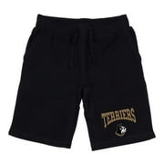 W Republic 567-415-BK2-04 Wofford College Terriers Premium Shorts, Black - Extra Large