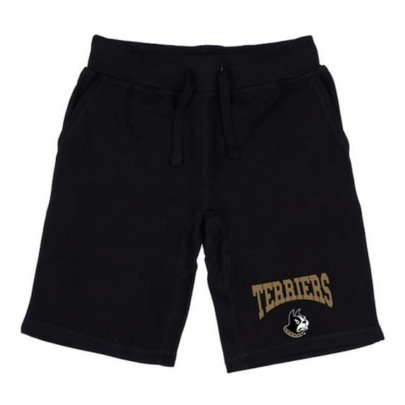 W Republic 567-415-BLK-03 Men Wofford Terriers Premium Shorts, Black - Large