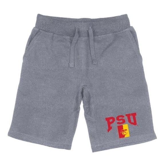 W Republic 567-427-HGY-03 Men Pitt State Gorillas Premium Shorts, Heather Grey - Large