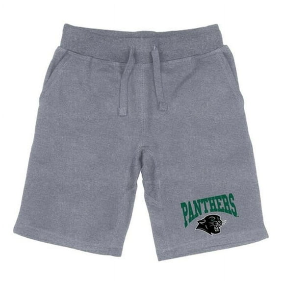 W Republic 567-457-HGY-05 Men Plymouth State University Premium Shorts, Heather Grey - 2XL