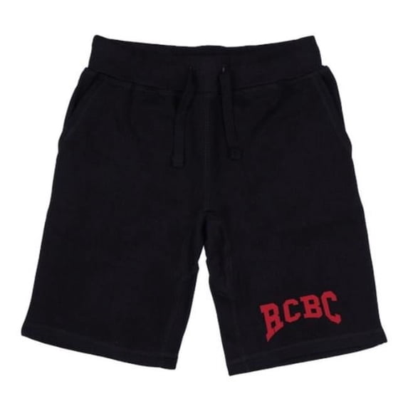W Republic 567-668-BLK-01 Rowan College at Burlington County Barons Premium Shorts, Black - Small