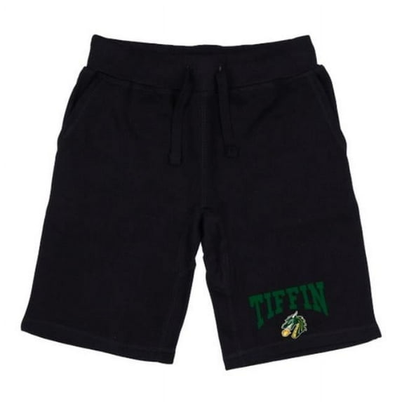 W Republic 567-678-BLK-01 Tiffin University Dragons Premium Shorts, Black - Small