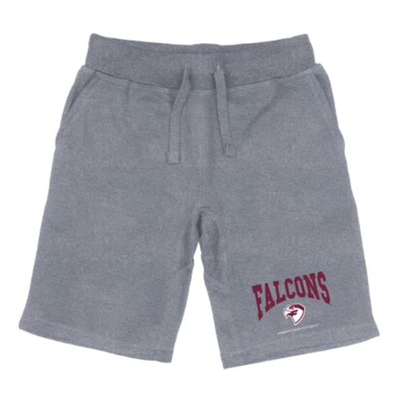 W Republic 567-686-HGY-02 Fairmont State University Falcons Premium Shorts, Heather Grey - Medium