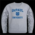 thumbnail image 1 of W Republic 568-121-HGY-02 DePaul University Blue Demons Seal Crewneck Sweatshirt, Heather Grey - Medium, 1 of 1