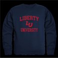 thumbnail image 1 of W Republic 568-129-NVY-03 Liberty University Flames Seal Crewneck Sweatshirt, Navy - Large, 1 of 1