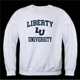 thumbnail image 1 of W Republic 568-129-WHT-03 Liberty University Flames Seal Crewneck Sweatshirt, White - Large, 1 of 1