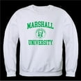 thumbnail image 1 of W Republic 568-190-WHT-03 Marshall University Thundering Herd Seal Crewneck Sweatshirt, White - Large, 1 of 1