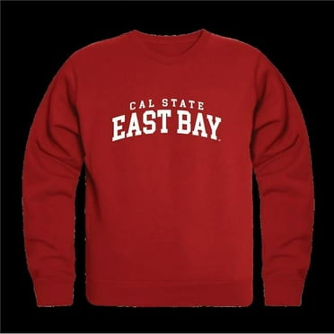 W Republic 568-205-RED-02 California State University, East Bay Pioneers Seal Crewneck Sweatshirt, Red - Medium