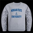 thumbnail image 1 of W Republic 568-224-HGY-01 Morgan State University Bears Seal Crewneck Sweatshirt, Heather Grey - Small, 1 of 1