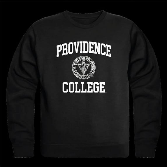 W Republic 568-230-BLK-02 Providence College Friars Seal Crewneck Sweatshirt, Black - Medium