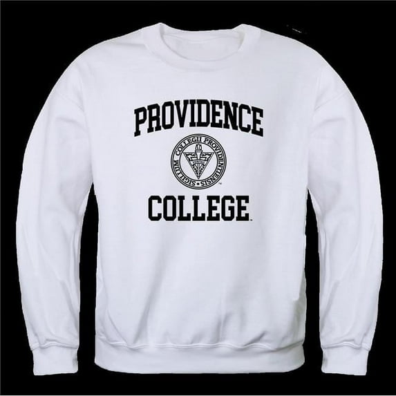 W Republic 568-230-WHT-05 Providence College Friars Seal Crewneck Sweatshirt, White - 2XL