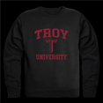 thumbnail image 1 of W Republic 568-254-BLK-05 Troy University Trojans Seal Crewneck Sweatshirt, Black - 2XL, 1 of 1