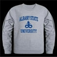 thumbnail image 1 of W Republic 568-260-HGY-01 Albany State University Rams Seal Crewneck Sweatshirt, Heather Grey - Small, 1 of 1