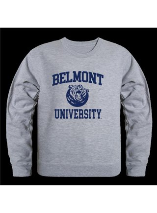  W Republic Belmont State University Bruins Alumni Fleece  Crewneck Pullover Sweatshirt Heather Gray Small : Sports & Outdoors