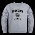 thumbnail image 1 of W Republic 568-320-HGY-01 Kennesaw State University Owls Seal Crewneck Sweatshirt, Heather Grey - Small, 1 of 1