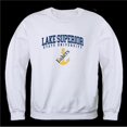 thumbnail image 1 of W Republic 568-325-WHT-03 Lake Superior State University Lakers Seal Crewneck Sweatshirt, White - Large, 1 of 1