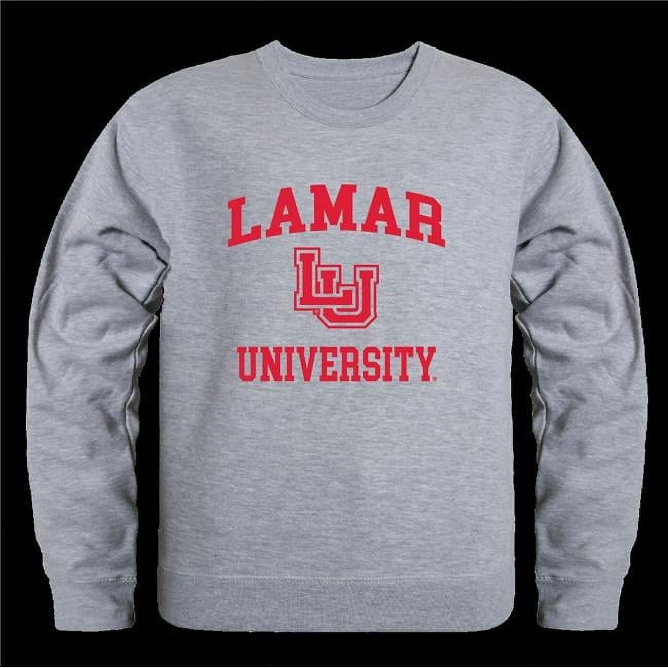 Lamar University Crewneck Sweatshirt - Embroidered LU Logo, Unisex Sizing, Pill-Resistant Fleece