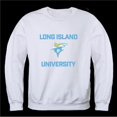 thumbnail image 1 of W Republic 568-329-WHT-02 Long Island University Sharks Seal Crewneck Sweatshirt, White - Medium, 1 of 1